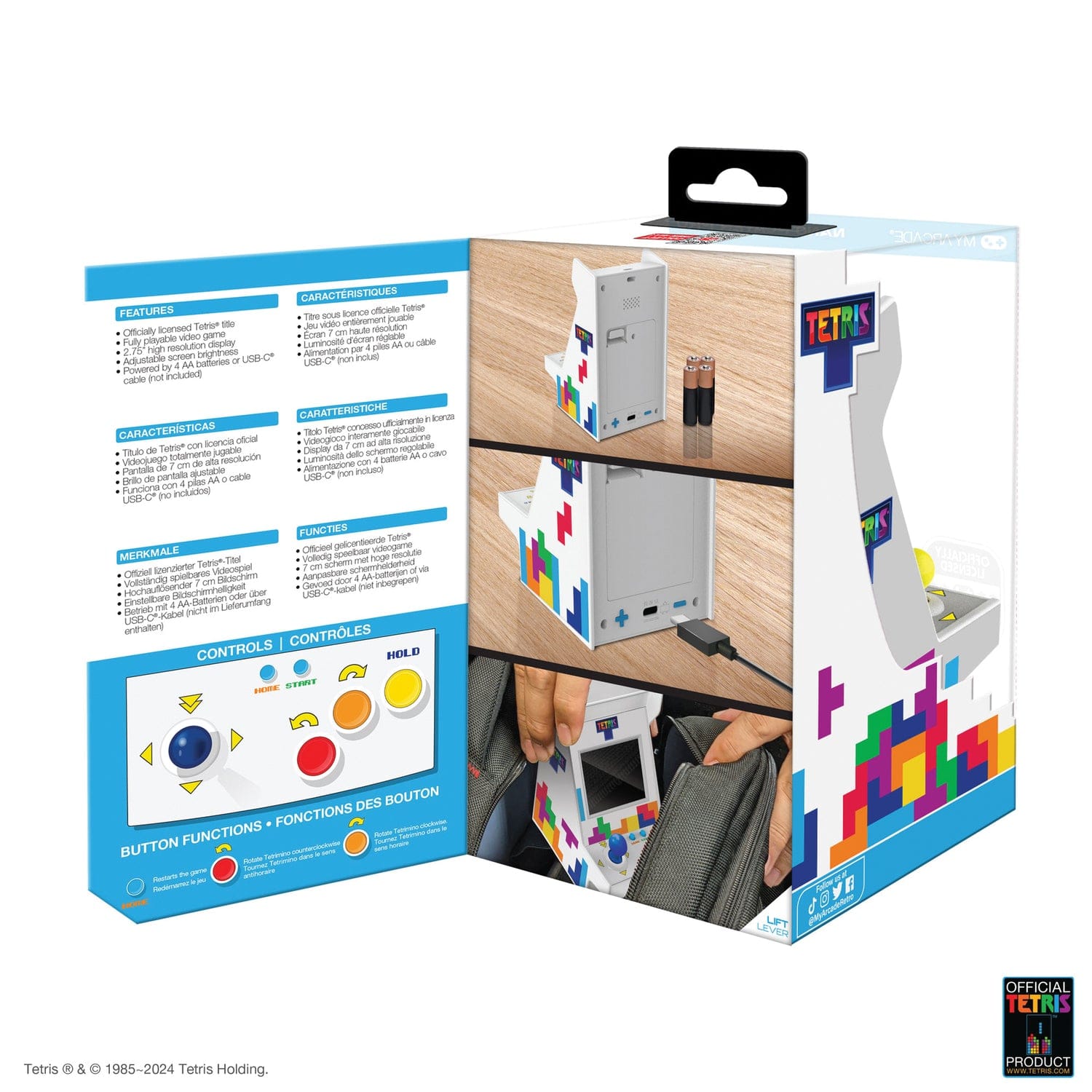 My Arcade Nano Player Pro, Tetris