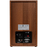 Dayton Audio B65A 70-Watt-Continuous Bluetooth Powered Bookshelf Speaker Set with 6.5-In. Woofers, Pair, Wood