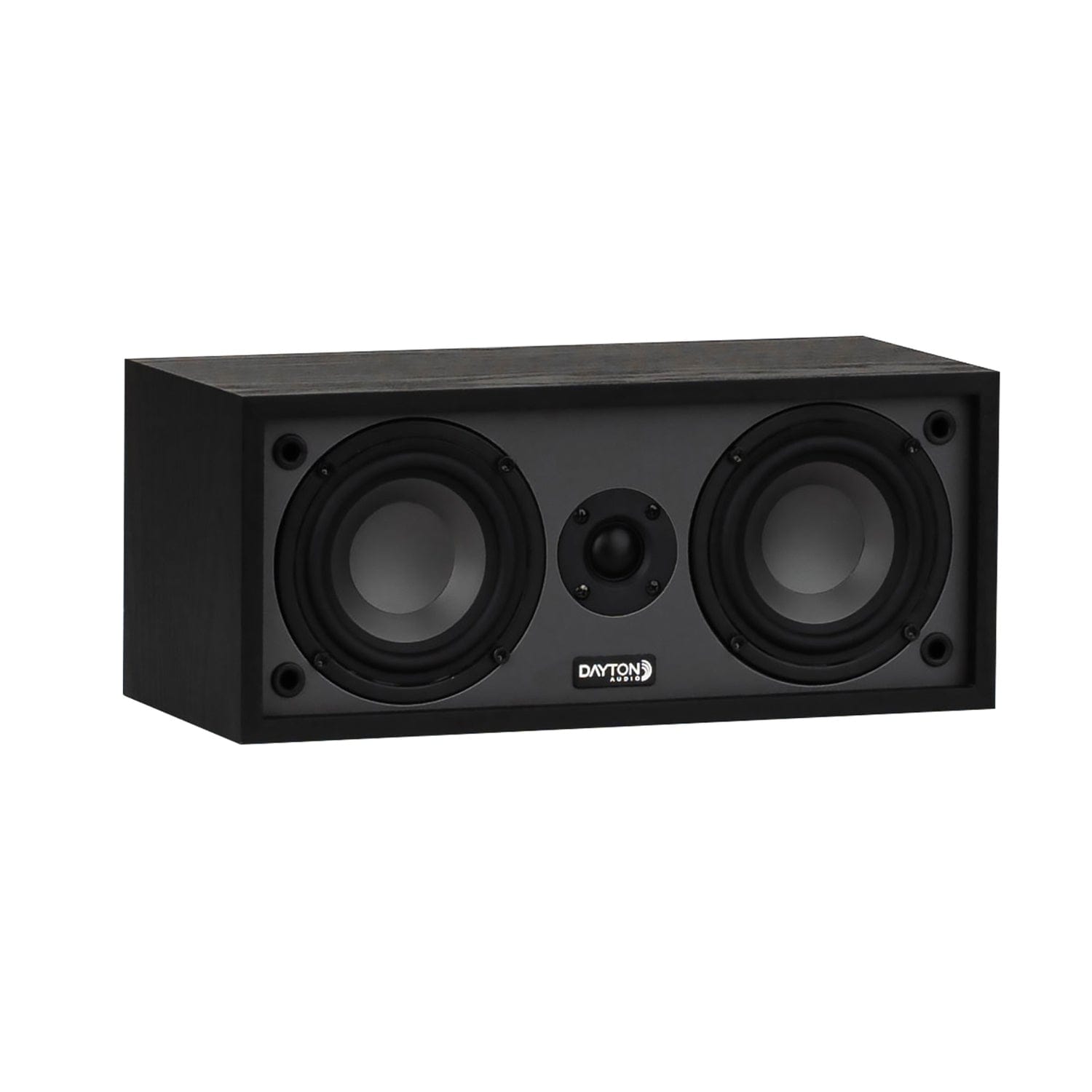 Dayton Audio Classic C40 Center Channel Speaker with Two 4-In. Woofers, Black