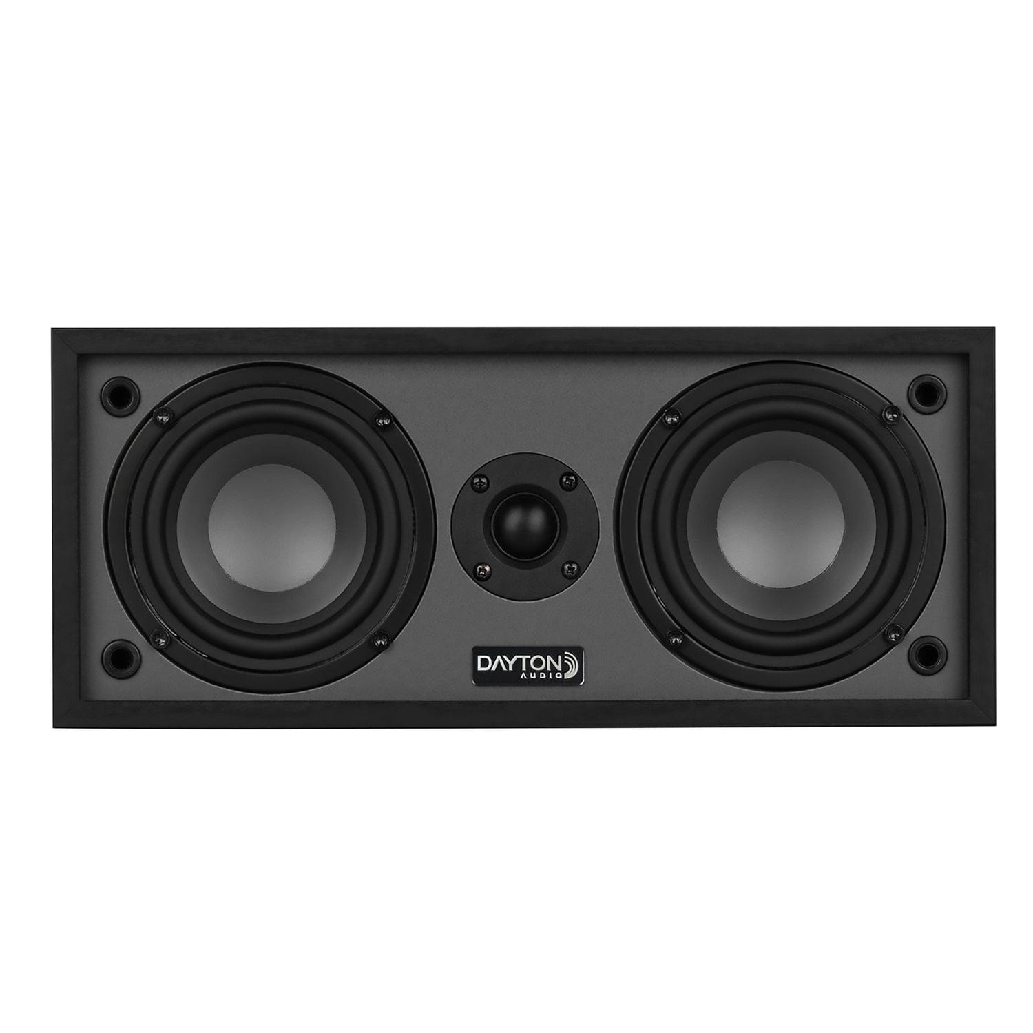 Dayton Audio Classic C40 Center Channel Speaker with Two 4-In. Woofers, Black