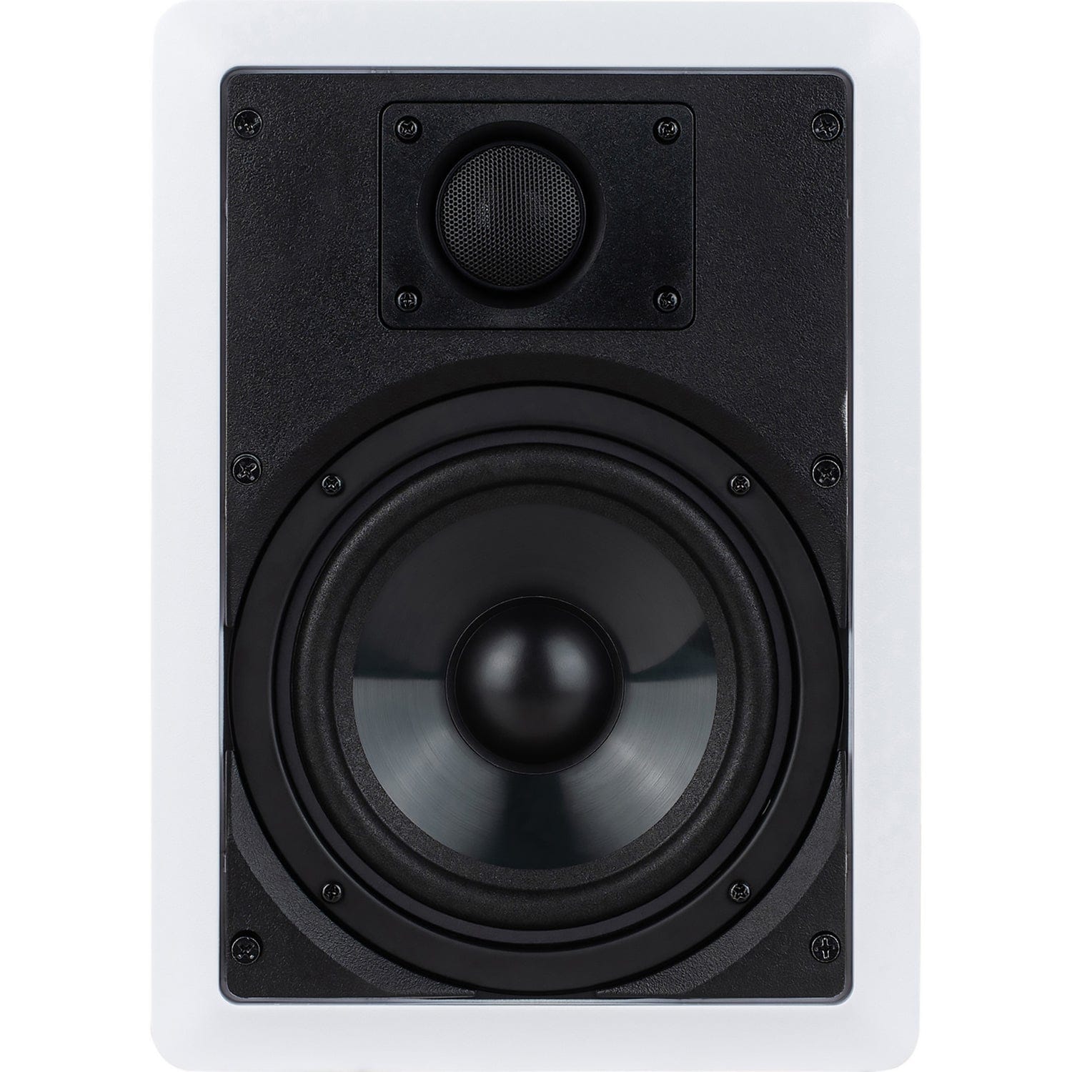 Dayton Audio Contractor Series CW65W 6-1/2-In. 40-Watt-RMS 2-Way In-Wall Speaker Pair with Poly Cone Woofer and PEI Dome Tweeter, 8 Ohms