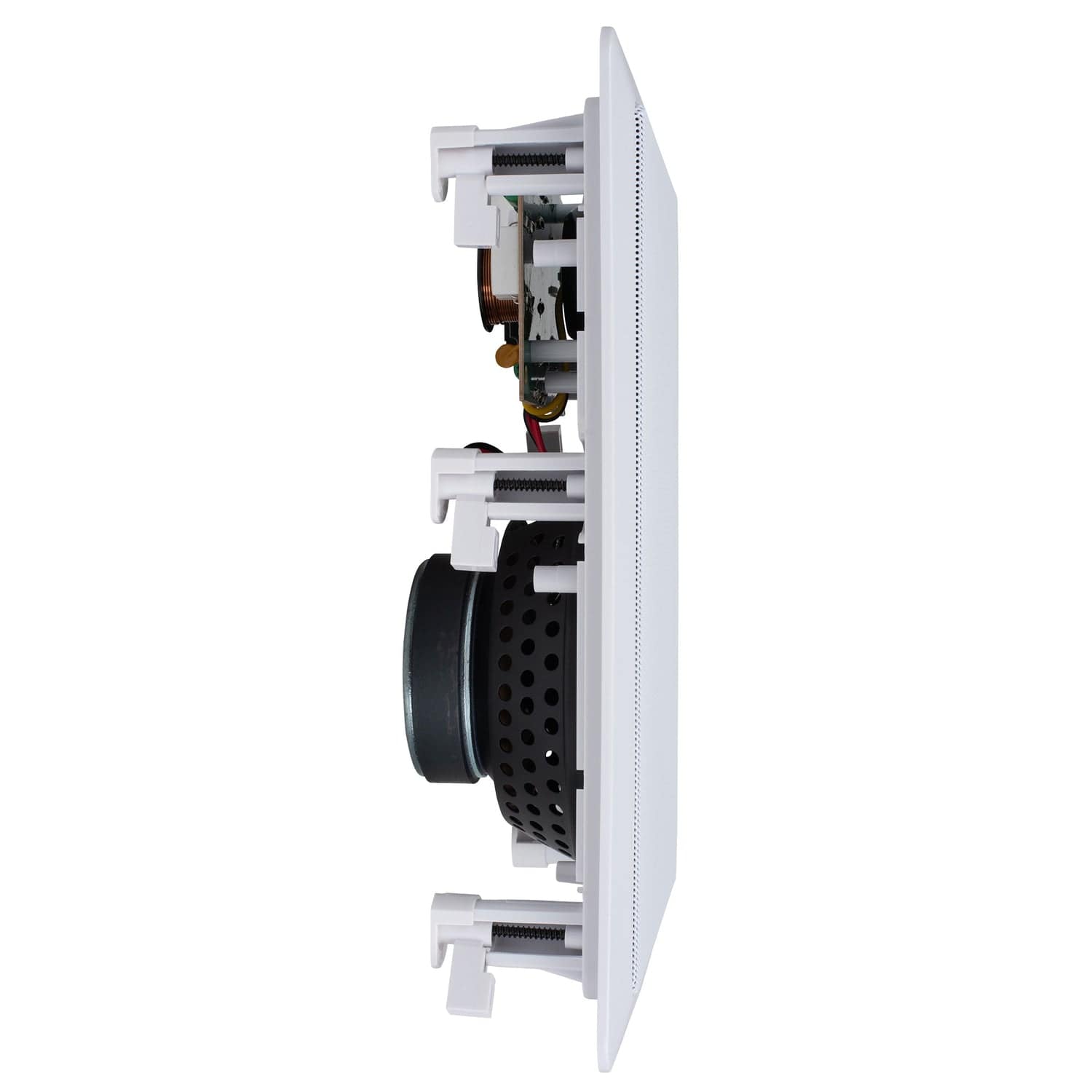 Dayton Audio Contractor Series CW65W 6-1/2-In. 40-Watt-RMS 2-Way In-Wall Speaker Pair with Poly Cone Woofer and PEI Dome Tweeter, 8 Ohms