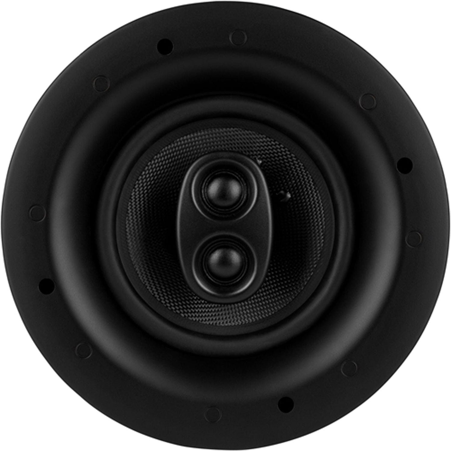 Dayton Audio Micro-Edge ME652C 6-1/2-In. 35-Watt-RMS Stereo In-Ceiling Speaker with Aramid Fiber Woofer and Dual Silk Dome Tweeters, 8 Ohms