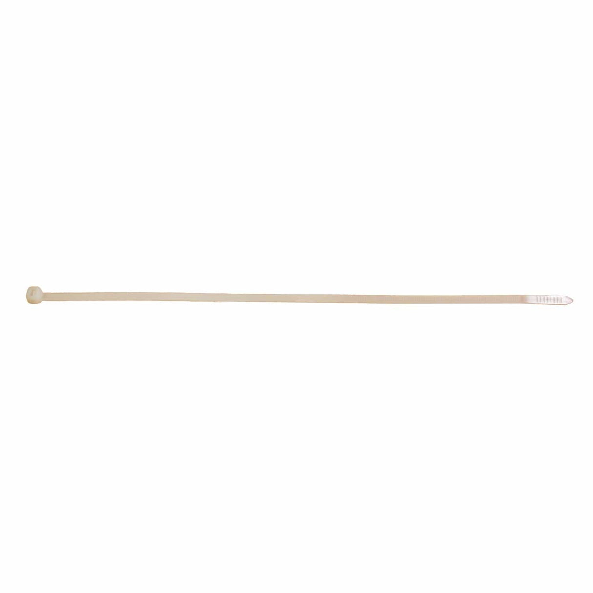 Eagle Aspen 100-Pack 7.5-In. Nylon 6/6 Standard Cable Ties, 50-Lb. Tensile Strength, UL Rated for Indoor Use, Natural, 11 In.