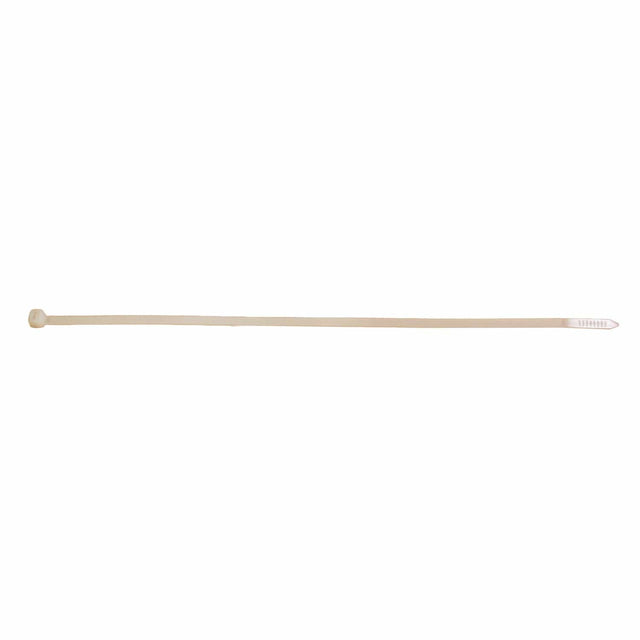 Eagle Aspen 100-Pack 7.5-In. Nylon 6/6 Standard Cable Ties, 50-Lb. Tensile Strength, UL Rated for Indoor Use, Natural, 11 In.