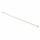 Eagle Aspen 100-Pack 7.5-In. Nylon 6/6 Standard Cable Ties, 50-Lb. Tensile Strength, UL Rated for Indoor Use, Natural, 11 In.