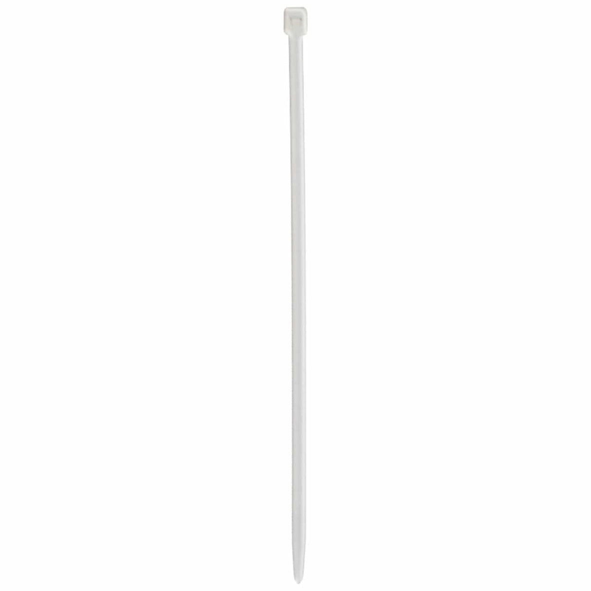 Eagle Aspen 100-Pack 7.5-In. Nylon 6/6 Standard Cable Ties, 50-Lb. Tensile Strength, UL Rated for Indoor Use, Natural, 7.5 In.