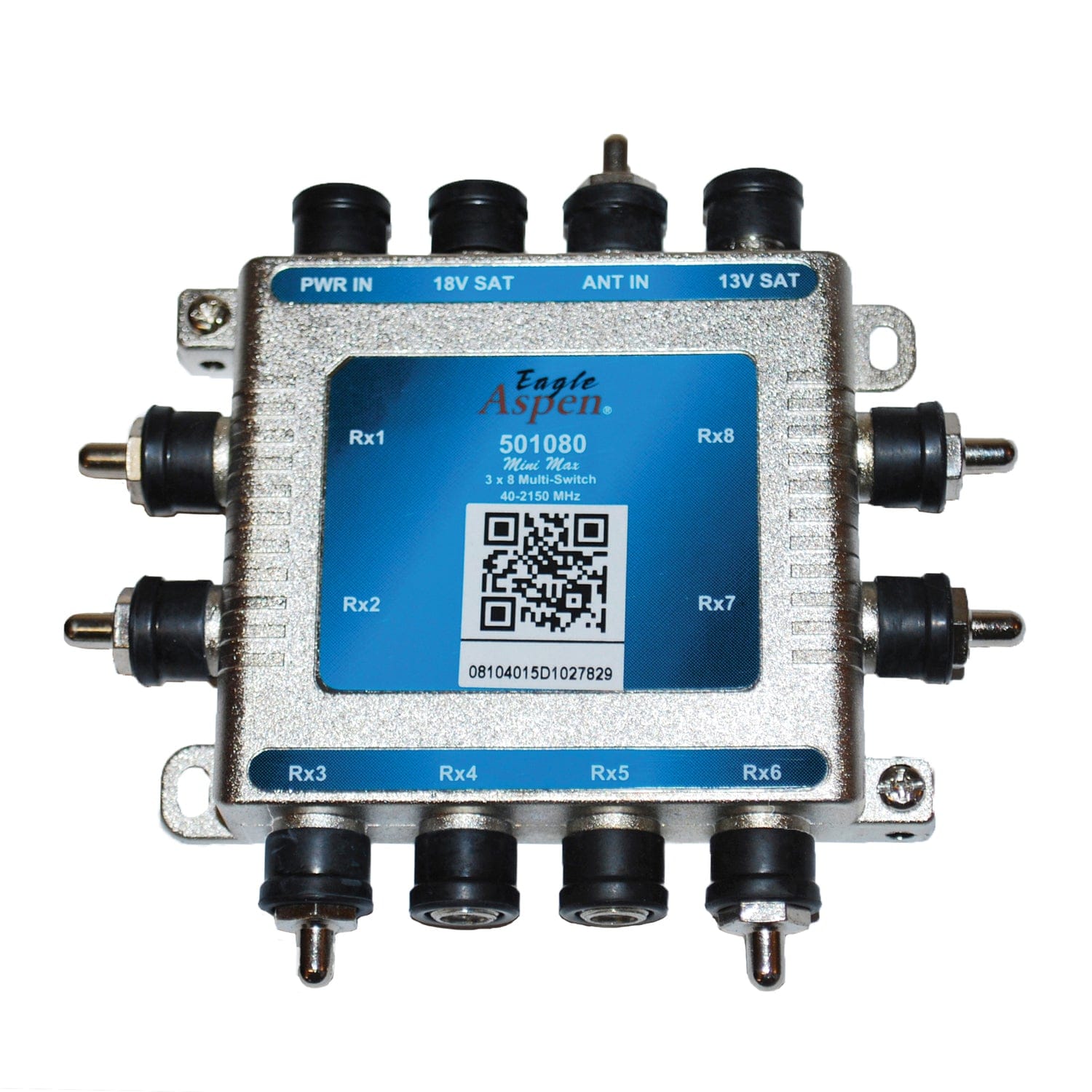 Eagle Aspen Mini Max 3-In x 8-Out Multiswitch with Optional Power Supply Port