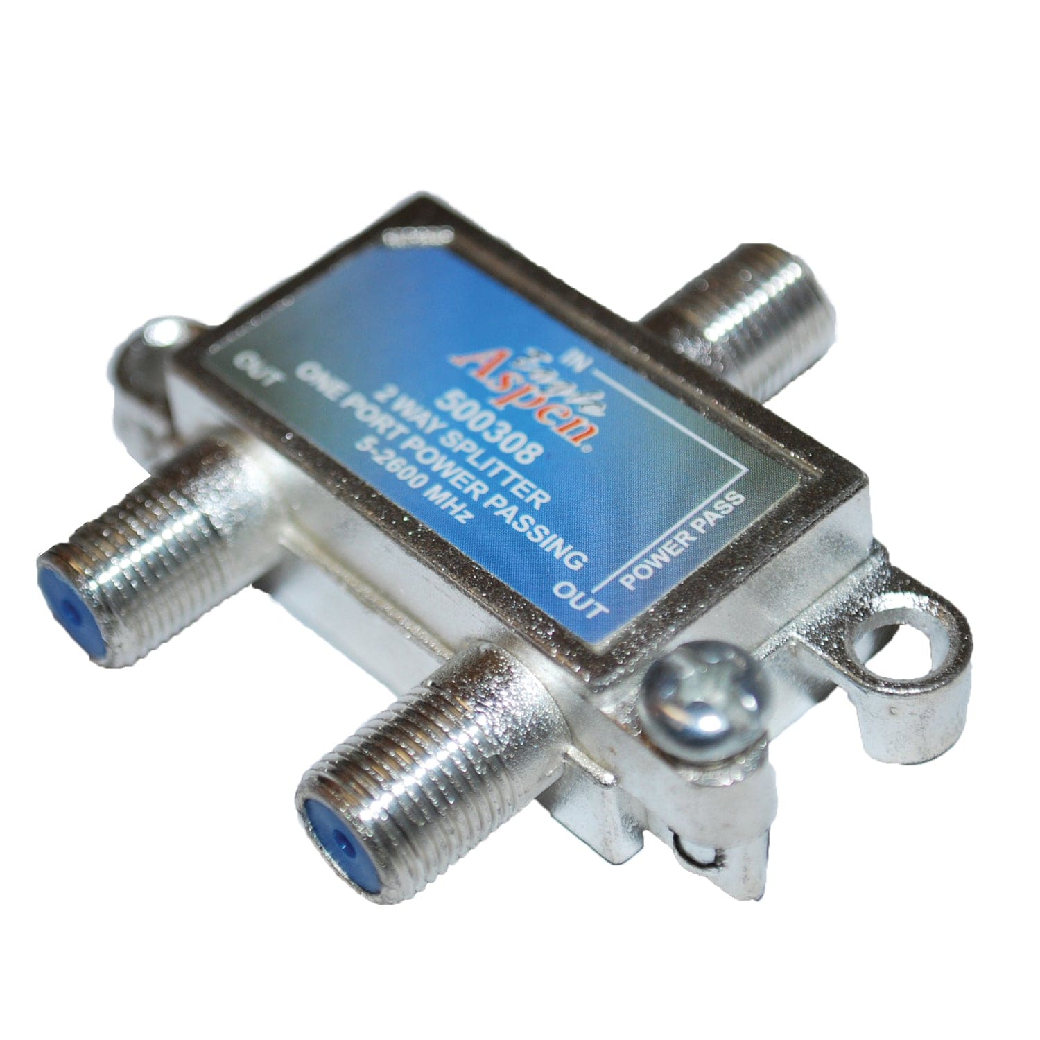 Eagle Aspen 2-Way 2600-MHz Coaxial Splitter with 1-Port Power Passing