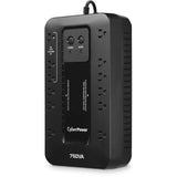 CyberPower 750VA/450W 12 Outlets Ecologic Series Uninterruptible Power Supply - New Battery Certified Refurbished