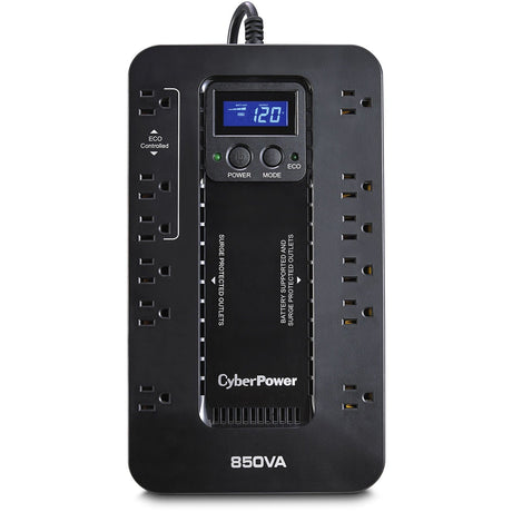 CyberPower 850VA/510W 12 Outlets Ecologic Series Uninterruptible Power Supply UPS - Certified Refurbished