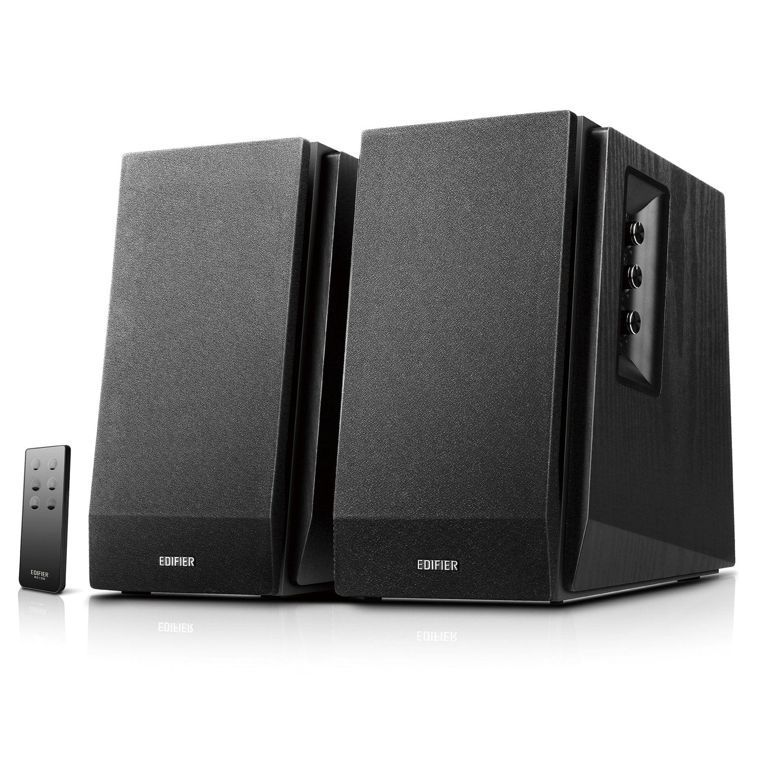 Edifier 66-Watt Continuous-Power Amplified Bluetooth 2.0 Bookshelf Speaker System with Remote, R1700BT, 2 Count