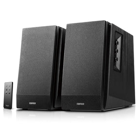 Edifier 66-Watt Continuous-Power Amplified Bluetooth 2.0 Bookshelf Speaker System with Remote, R1700BT, 2 Count