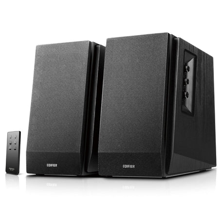 Edifier 66-Watt Continuous-Power Amplified Bluetooth 2.0 Bookshelf Speaker System with Remote, R1700BT, 2 Count
