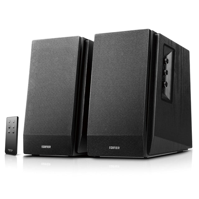 Edifier 66-Watt Continuous-Power Amplified Bluetooth 2.0 Bookshelf Speaker System with Remote, R1700BT, 2 Count