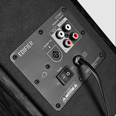 Edifier 66-Watt Continuous-Power Amplified Bluetooth 2.0 Bookshelf Speaker System with Remote, R1700BT, 2 Count