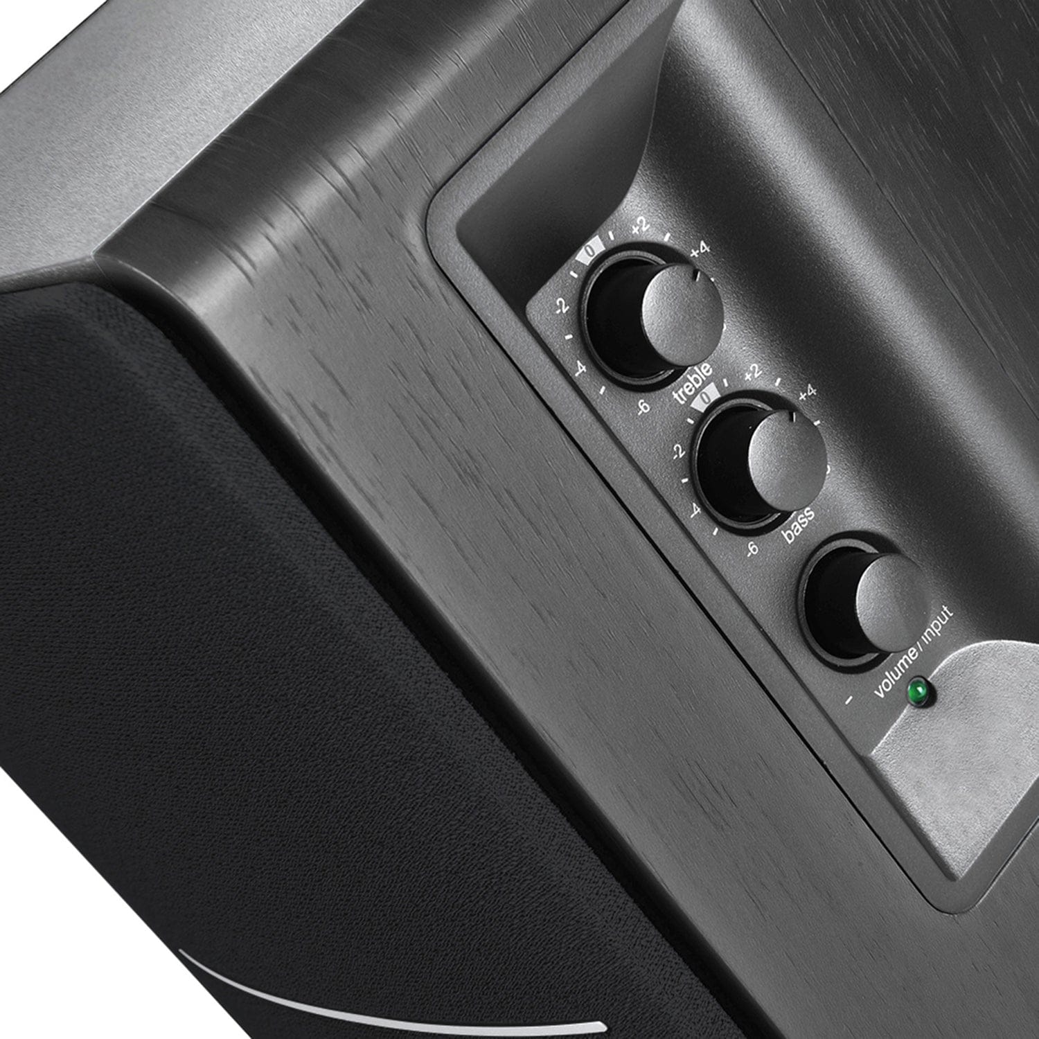 Edifier 42-Watt Continuous-Power Amplified Bluetooth Retro-Style Bookshelf Speaker System with Sub Out and Remote, R1280DBs, 2 Count, Black