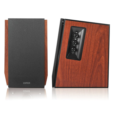 Edifier 66-Watt Continuous-Power Amplified Bluetooth 2.0 Bookshelf Speaker System with Sub Out and Remote, R1700BTs, 2 Count
