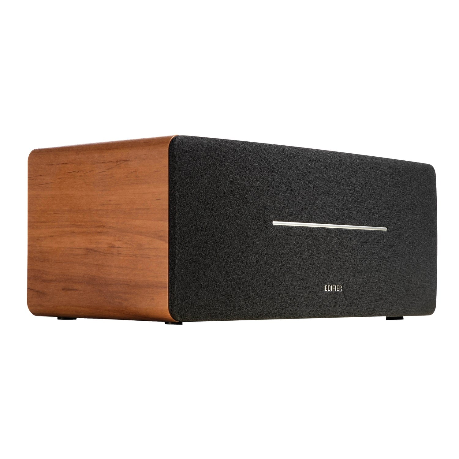 Edifier D12 Desktop 70-Watt Continuous-Power Bluetooth Amplified Integrated Stereo Speaker with Remote, Brown