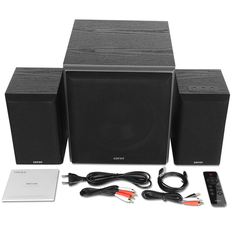 Edifier 220-Watt-Peak Bluetooth M601DB Powered Multimedia Speaker System with Wireless 8-In. Subwoofer, aptX HD Decoding, and Remote