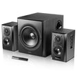 Edifier 150-Watt Continuous-Power Amplified Bluetooth 2.1 Bookshelf Speakers with Subwoofer and Remote, S351DB