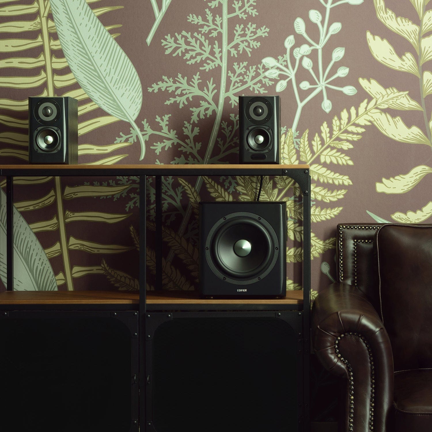 Edifier 150-Watt Continuous-Power Amplified Bluetooth 2.1 Bookshelf Speakers with Subwoofer and Remote, S351DB