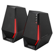 Hecate by Edifier 10-Watt G1500 Bluetooth and USB-Powered Gaming Computer Speaker with LED Light, Pair
