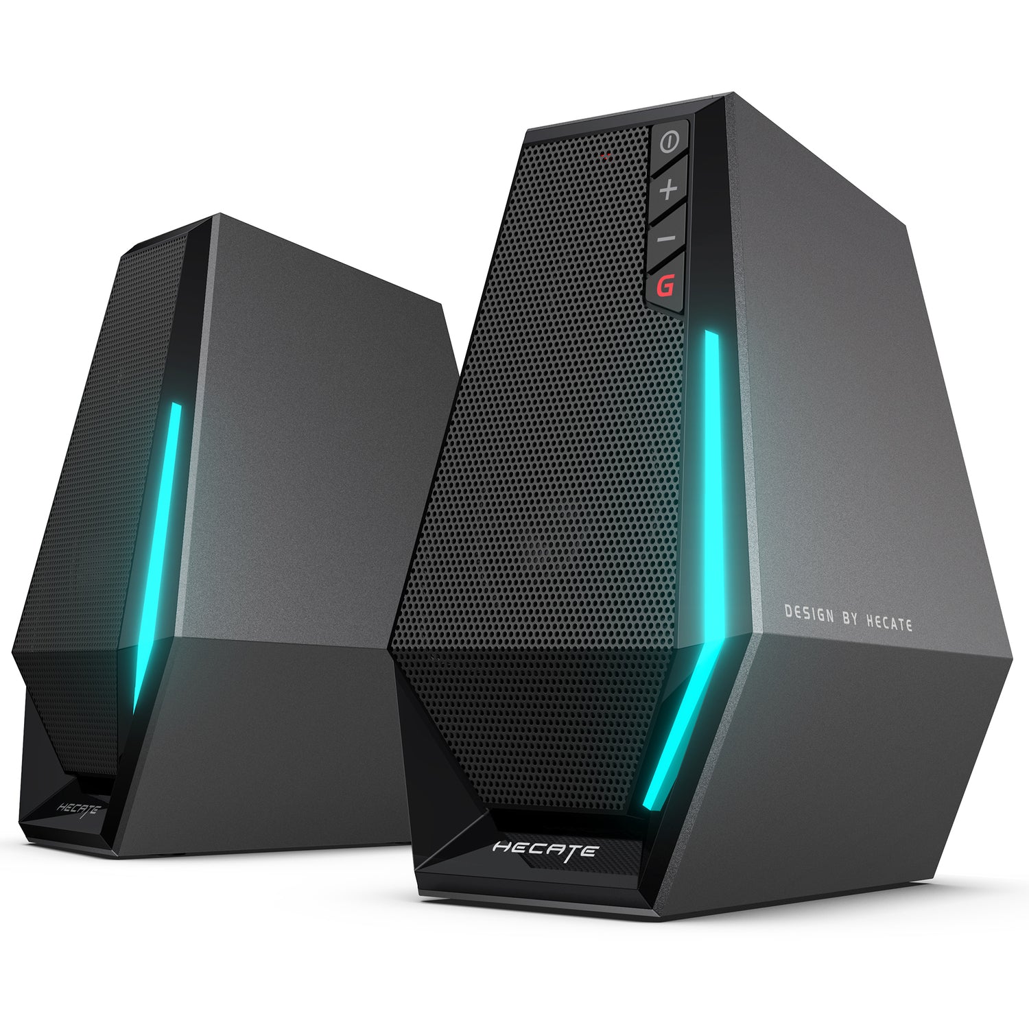 Hecate by Edifier 10-Watt G1500 Bluetooth and USB-Powered Gaming Computer Speaker with LED Light, Pair