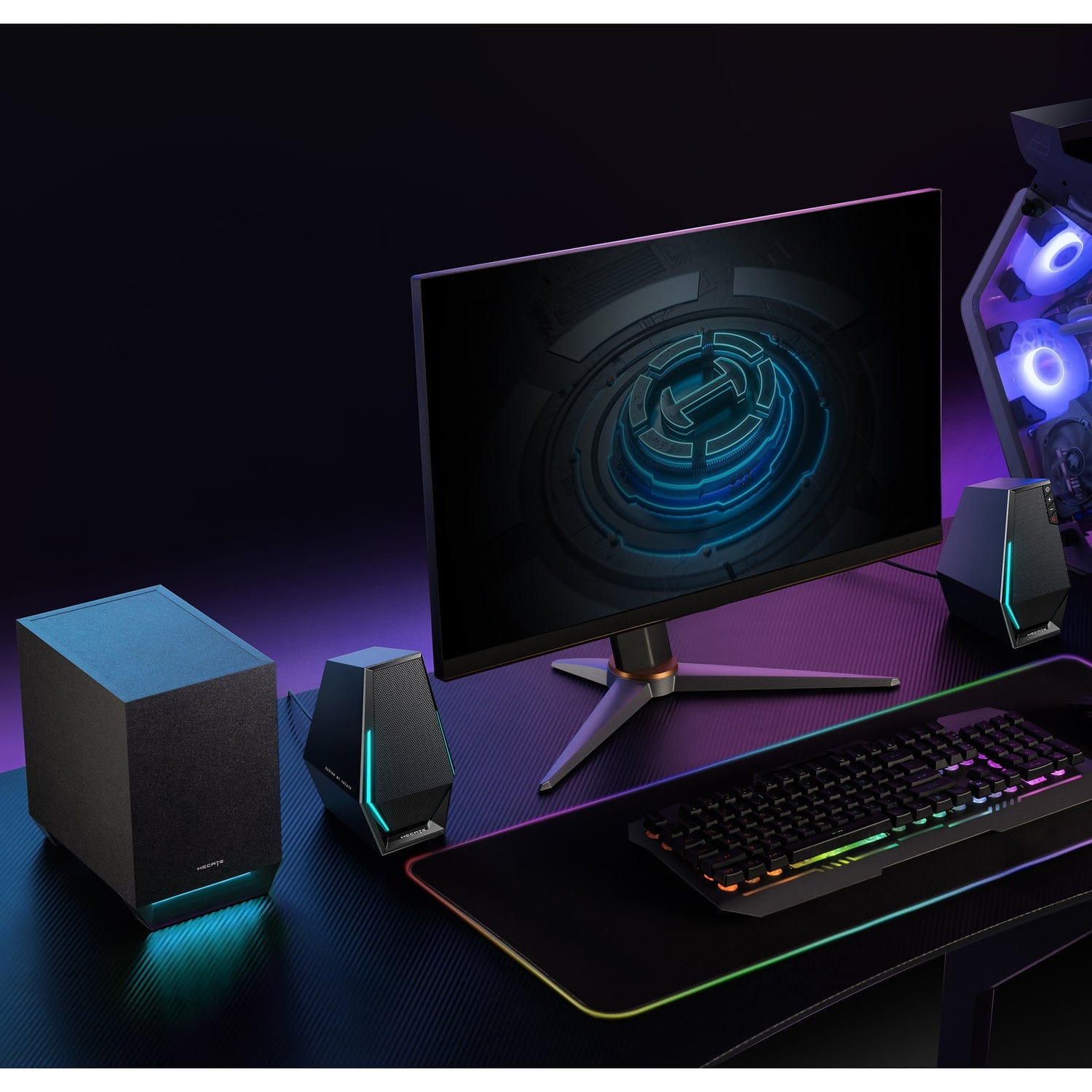 Hecate by Edifier G1500 60-Watt-Peak Bluetooth MAX 2.1 Gaming Speaker System