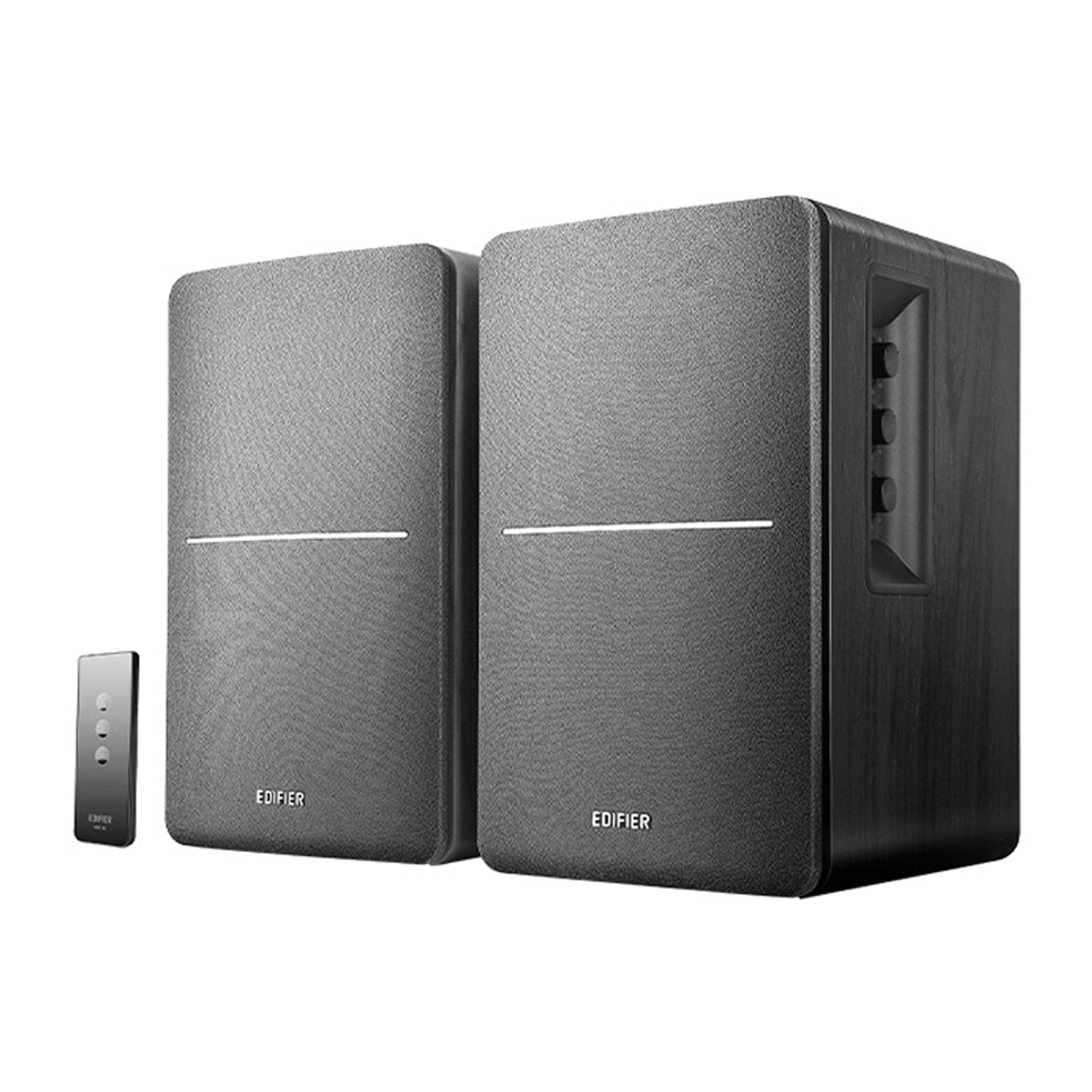 Edifier 42-Watt Continuous-Power Amplified Bookshelf Speakers, R1280T, 2 Count, Black