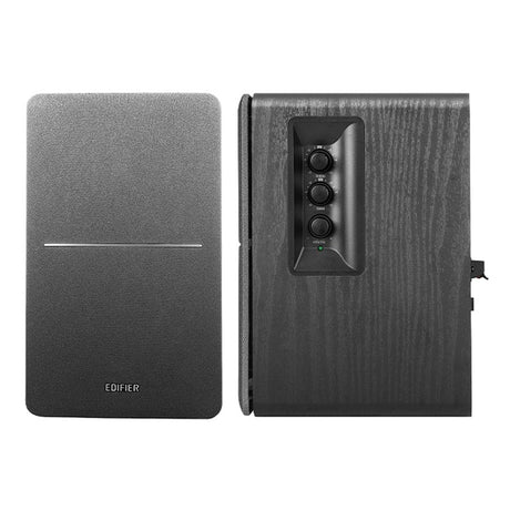 Edifier 42-Watt Continuous-Power Amplified Bookshelf Speakers, R1280T, 2 Count, Black