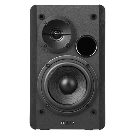 Edifier 42-Watt Continuous-Power Amplified Bookshelf Speakers, R1280T, 2 Count, Black