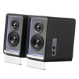 Edifier 70-Watt-RMS Bluetooth QR65 Powered 2.0 Multimedia Speaker Set with Sub Out, 2.75-In. Woofers, Hi-Res Audio/Wireless, Light Display, Pair