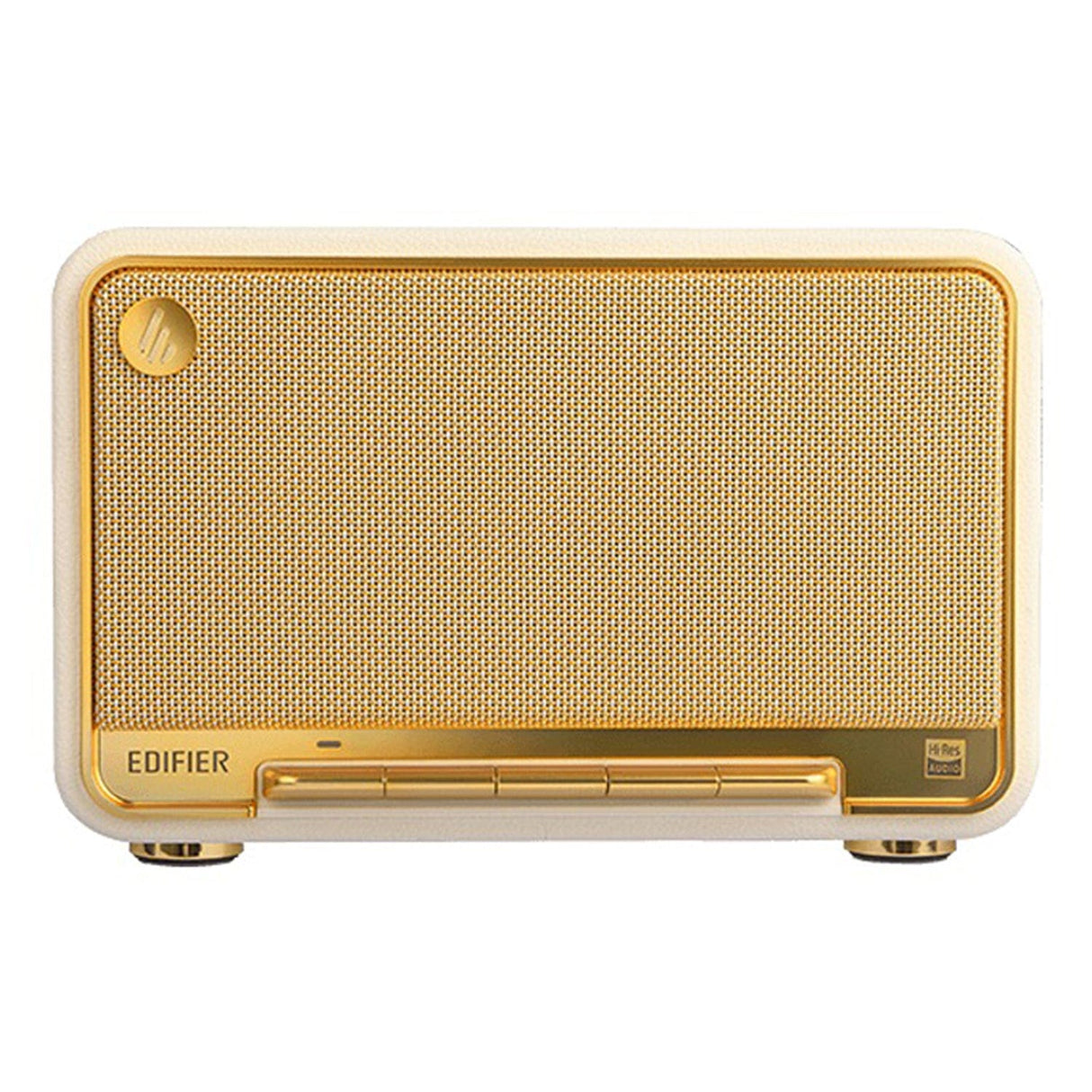 Edifier 60-Watt-Continuous Bluetooth Retro Rechargeable Tabletop Speaker, D32, Ivory