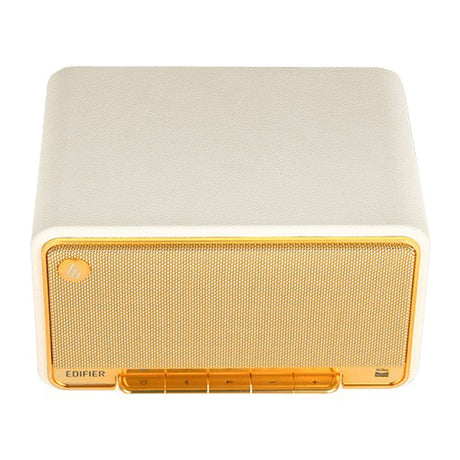 Edifier 60-Watt-Continuous Bluetooth Retro Rechargeable Tabletop Speaker, D32, Ivory