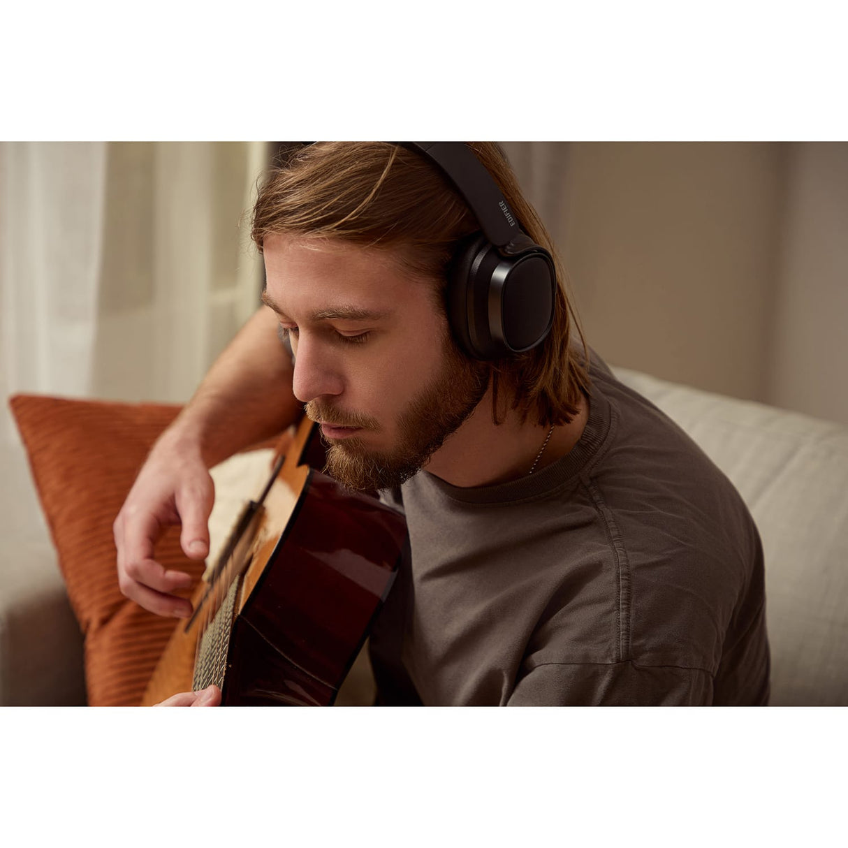 Edifier ES850NB Bluetooth Foldable Over-Ear Headphones with Noise-Canceling Mic, Hi-Res Audio/Wireless, USB-C In, ANC, up to 92 hours Battery Life