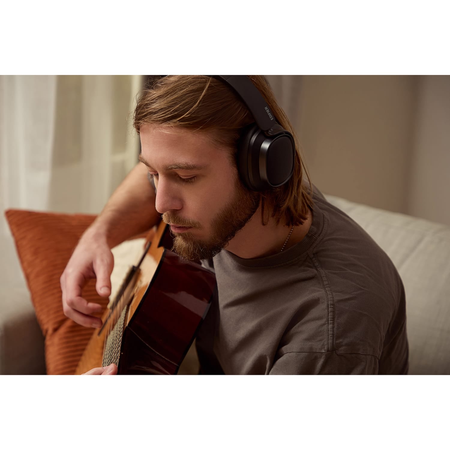 Edifier ES850NB Bluetooth Foldable Over-Ear Headphones with Noise-Canceling Mic, Hi-Res Audio/Wireless, USB-C In, ANC, up to 92 hours Battery Life