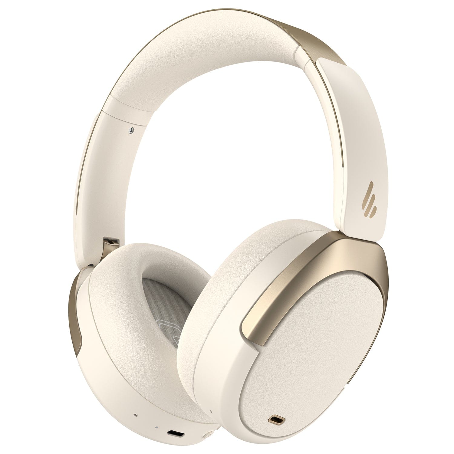 Edifier Bluetooth Over-Ear Hi-Res Audio Headphones with Microphone, Active Noise Cancelling, WH950NB, Ivory