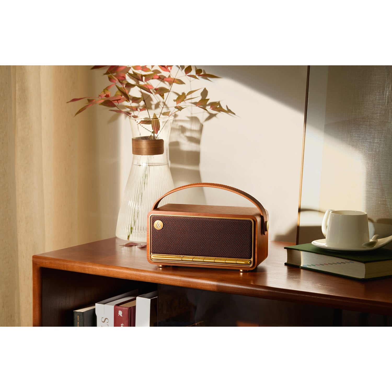 Edifier 40-Watt-RMS MP330 Portable Bluetooth Rechargeable Speaker with Bass Radiator, TWS, Hi-Res Audio, USB/microSD Card, up to 19 Hours Play Time