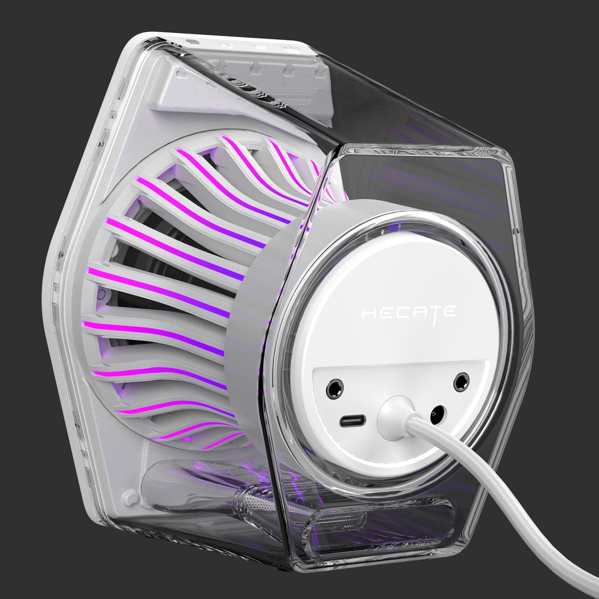 Hecate by Edifier 64-Watt Bluetooth PRO Gaming Speaker System, G2000, 2 Count, White