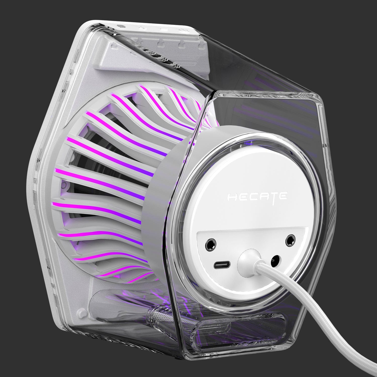 Hecate by Edifier 64-Watt Bluetooth PRO Gaming Speaker System, G2000, 2 Count, White