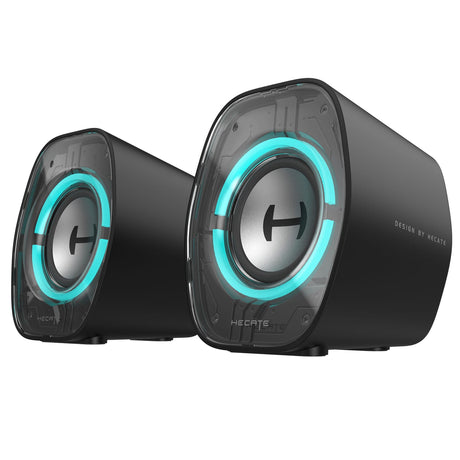 Hecate by Edifier 4-Watt G1000 II Bluetooth Gaming Computer Speaker with RGB Light, Pair