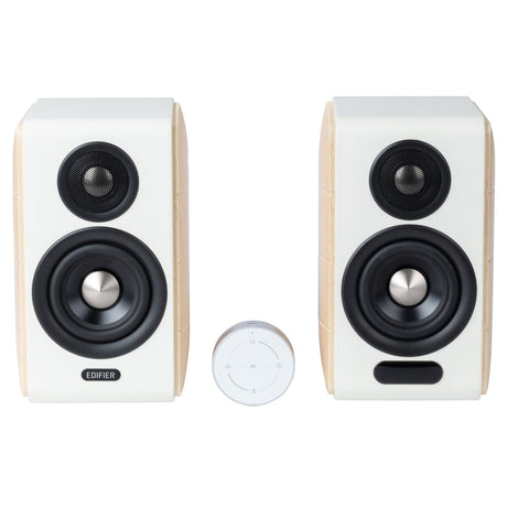 Edifier 88-Watt Continuous-Power Amplified Bluetooth Hi-Fi 2.0 Bookshelf Speaker System with Sub Out and Remote, S880DB MKII, 2 Count