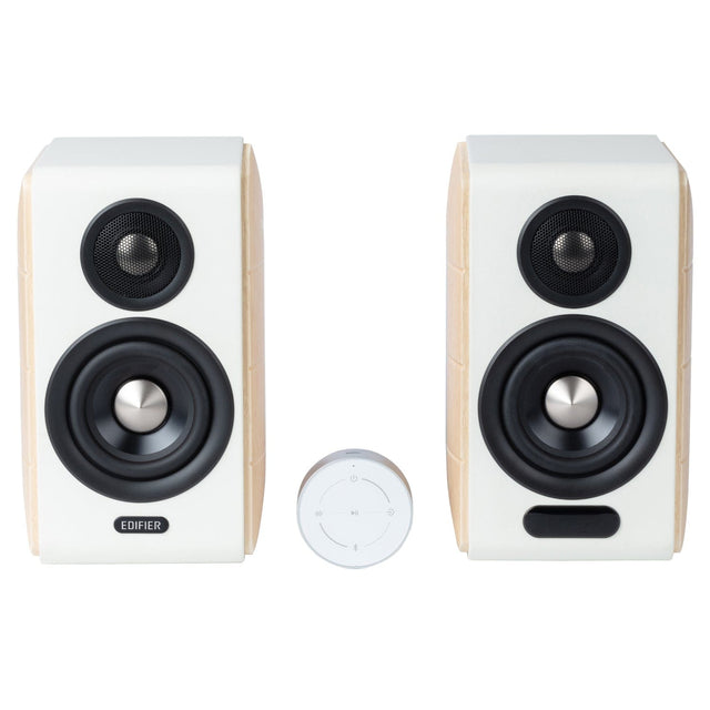 Edifier 88-Watt Continuous-Power Amplified Bluetooth Hi-Fi 2.0 Bookshelf Speaker System with Sub Out and Remote, S880DB MKII, 2 Count