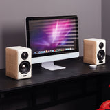 Edifier 88-Watt Continuous-Power Amplified Bluetooth Hi-Fi 2.0 Bookshelf Speaker System with Sub Out and Remote, S880DB MKII, 2 Count