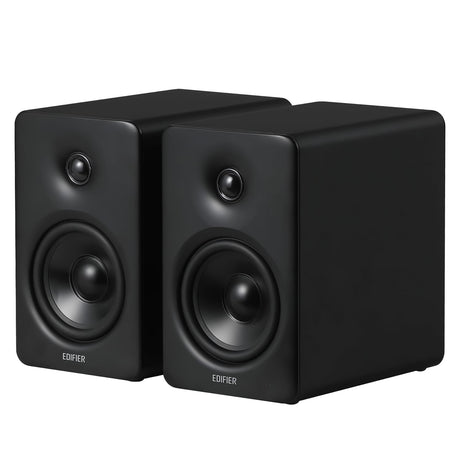 Edifier 100-Watt-RMS Bluetooth M90 Powered Compact Desktop Speakers with 4-In. Woofers, Hi-Res Audio/Wireless, HDMI/USB/Aux, Sub Out, Remote, Pair