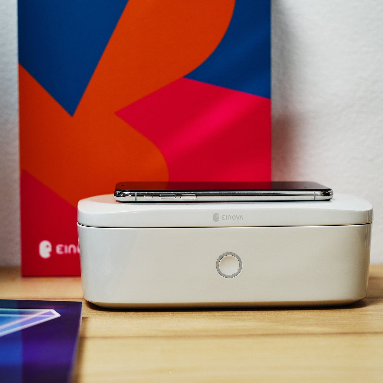Einova Mundus UV Phone Sanitizer with Wireless Charging Spot