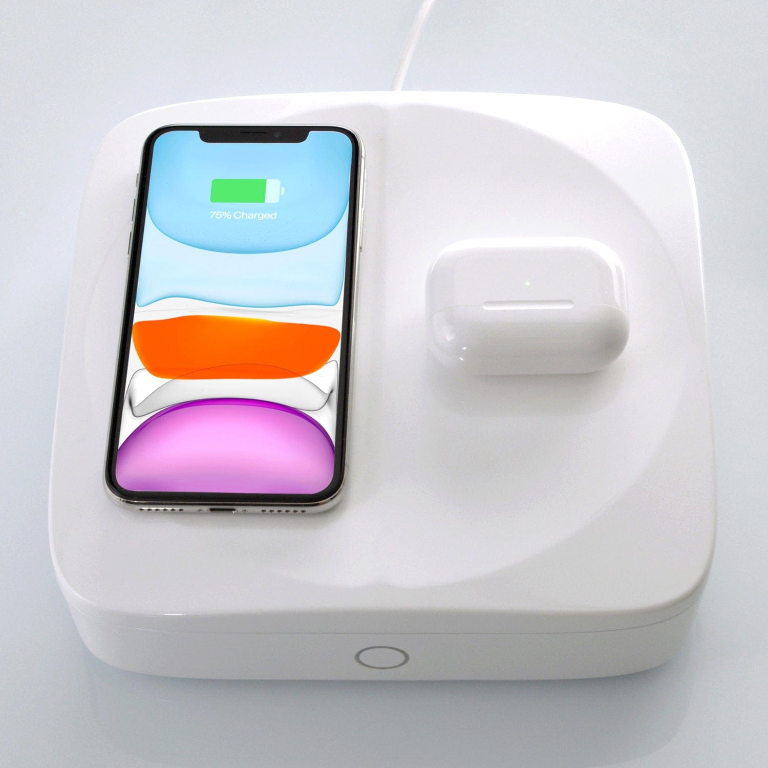 Einova Mundus Pro UV Phone Sanitizer with Dual Wireless Charging Spots