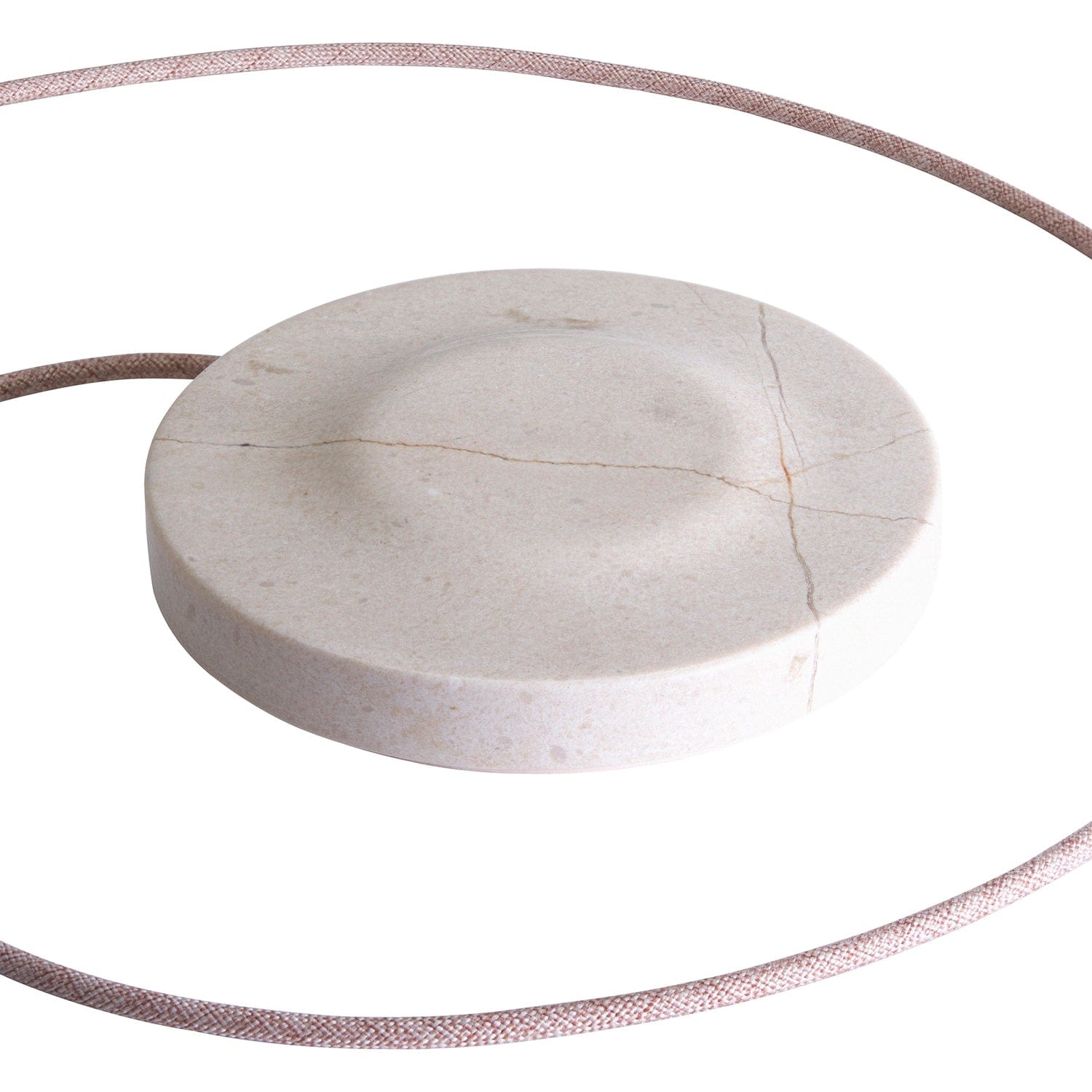 Einova Classic Stone Marble Wireless Charger, Cream Marble