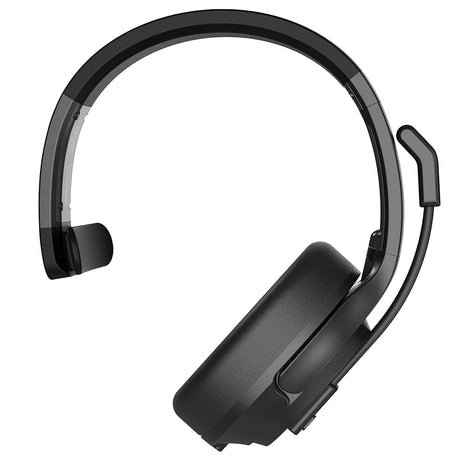 EKSAtelecom H1 Pro Telecom Bluetooth Trucker Headset, Black